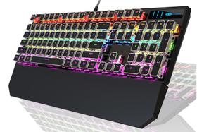 Teclado mecânico para jogos Camiysn Typewriter Style preto