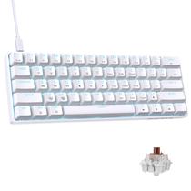 Teclado mecânico para jogos DIERYA DK61SE 60% com luz de fundo LED