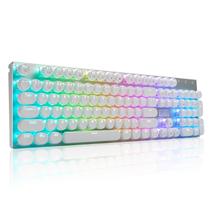 Teclado mecânico para jogos HUO JI E-Yooso Z-88 com fio branco Teclado mecânico para jogos HUO JI E-Yooso Z-88 com fio branco