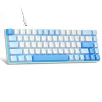 Teclado mecânico para jogos MageGee MK-Box 68 teclas Sky Blue