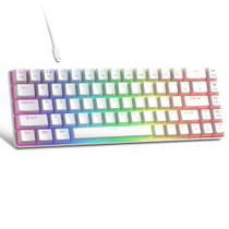 Teclado mecânico para jogos MageGee Portable 60% RGB Red Switch