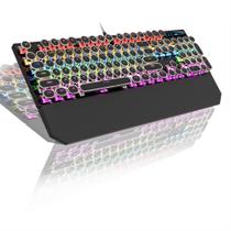 Teclado mecânico para jogos MageGee Typewriter Retro Gold