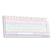Teclado mecânico para jogos Newmen GM326 75% com LED Rainbow
