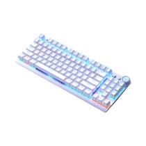 Teclado Mecânico Para Jogos RGB Sem Fio 87 Teclas Tri-Mode Aula F3001 Painel De Metal Sem Impacto