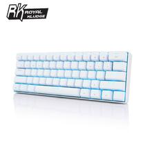 Teclado mecânico para jogos Royal Kludge RK61 61 teclas - Generic