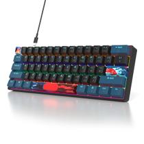 Teclado mecânico para jogos SBOCKeeB Compact 60% 61 teclas