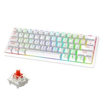 Teclado mecânico para jogos Snpurdiri 60% RGB 61 teclas