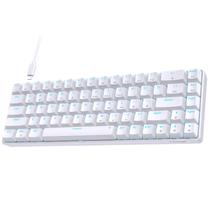 Teclado mecânico para jogos TMKB T68SE 60% com luz de fundo LED