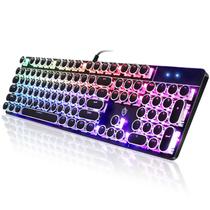 Teclado mecânico para jogos YSCP Typewriter Style RGB 104 teclas