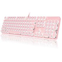 Teclado mecânico para jogos YSCP Typewriter Style RGB 104 teclas Teclado mecânico para jogos YSCP Typewriter Style RGB 104 teclas
