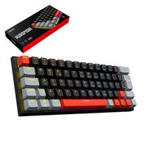 Teclado Mecanico Pcyes 60% Kuromori Black Vulcan Switch Red