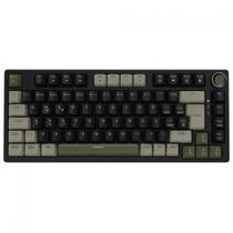 Teclado Mecânico PCYes Arkeum Cammo Edition 75% Blue Verde