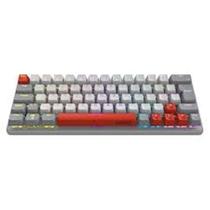 Teclado Mecanico Pcyes Kuromori White Ghost Switch Blue