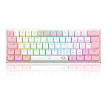 Teclado Mecânico Redragon Anivia Lollipop Rgb Switch Azul Branco Com Rosa K614wp-rgb Pt-blue Teclado Mecânico Redragon Anivia Lollipop Rgb Switch Azul Branco Com Rosa K614wp-rgb Pt-blue