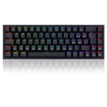 Teclado Mecânico Redragon Castor RGB Switch Azul USB 66% ABNT2 Preto - K631-RGB Teclado Mecânico Redragon Castor RGB Switch Azul USB 66% ABNT2 Preto - K631-RGB