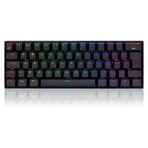 Teclado Mecânico Redragon Draconic Pro - ABNT2 - 60% - Switch Marrom - RGB - Preto- K530RGB-PRO Teclado Mecânico Redragon Draconic Pro - ABNT2 - 60% - Switch Marrom - RGB - Preto- K530RGB-PRO