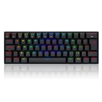 Teclado Mecânico Redragon Draconic RGB Sem Fio 60% Switch Marrom Preto - K530RGB Teclado Mecânico Redragon Draconic RGB Sem Fio 60% Switch Marrom Preto - K530RGB