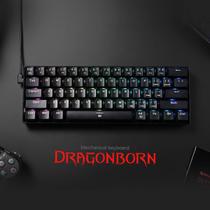 Teclado Mecânico Redragon Dragonborn K630RGB-1 Switch Brown Teclado Mecânico Redragon Dragonborn K630RGB-1 Switch Brown