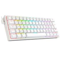 Teclado mecânico redragon fizz pro branco 3 modes