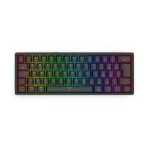 Teclado Mecânico Redragon Gamer Akali , ABNT2 , Preto - Switch Brown - K642-rgb