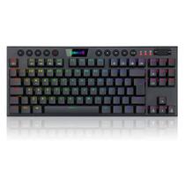 Teclado Mecânico Redragon Horus TKL, RGB, Switch Brown, ABNT2, Preto