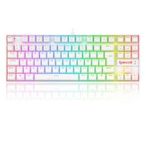 Teclado Mecânico Redragon Kumara Lunar White - Rgb - Swblue