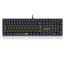 Teclado Mecânico Redragon Valheim Rainbow K608-R PT-Brown Teclado Mecânico Redragon Valheim Rainbow K608-R PT-Brown