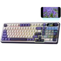 Teclado Mecânico RK ROYAL KLUDGE S98 - 96% com Tela Inteligente