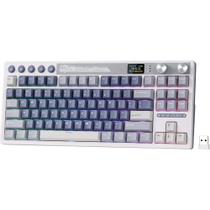 Teclado Mecanico Royal Kludge RKM87 75% Sem Fio Switch Blue Teclado Mecanico Royal Kludge RKM87 75% Sem Fio Switch Blue