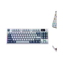 Teclado Mecânico Sem Fio Attack Shark K86 Bluetooth 24g Hot-Swap Com Botões Rotativos De Volume