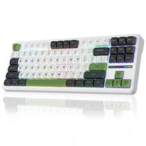 Teclado mecânico sem fio AULA F87 75% TKL RGB retroiluminado