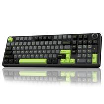 Teclado mecânico sem fio AULA F99 Pro com botão RGB retroiluminado