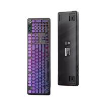 Teclado Mecânico Sem Fio Bluetooth RGB Retroiluminado AULA F108 pro Personalizado Com Layout 100% E