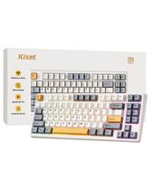 Teclado mecânico sem fio Kisnt Gasket Mounted RGB 75%
