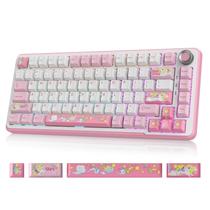 Teclado Mecânico Sem Fio My Little Pony RGB de 81 Teclas