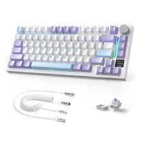 Teclado Mecânico Sem Fio RGB A.JAZZ Attack Shark X820Ultra