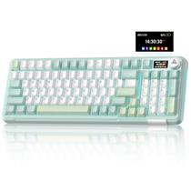 Teclado Mecânico Sem Fio SOLAKAKA A99 Pro RGB com LCD Teclado Mecânico Sem Fio SOLAKAKA A99 Pro RGB com LCD