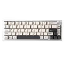 Teclado mecânico sem fio YUNZII AL66 65% com leite RGB