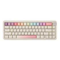 Teclado Mecânico Sem Fio YUNZII B68 - Tri-Mode BT 5.0/2.4GHz
