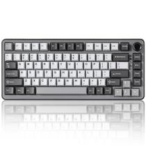 Teclado mecânico sem fio YUNZII B75 PRO com botão RGB