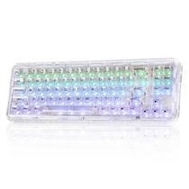 Teclado mecânico sem fio YUNZII X71 RGB, layout 68% Teclado mecânico sem fio YUNZII X71 RGB, layout 68%