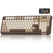 Teclado Mecânico SOLAKAKA A99 Pro Sem Fio RGB com LCD Teclado Mecânico SOLAKAKA A99 Pro Sem Fio RGB com LCD