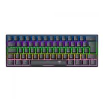 Teclado Mecânico T-Dagger Arena Pro Rainbow Wireless Usb Switch Brown Preto T-Tgk321Pro-Br Pt Teclado Mecânico T-Dagger Arena Pro Rainbow Wireless Usb Switch Brown Preto T-Tgk321Pro-Br Pt
