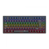Teclado Mecânico T-dagger Megatre Rainbow Usb Tipo C Switch Brown Preto T-tgk326-br Teclado Mecânico T-dagger Megatre Rainbow Usb Tipo C Switch Brown Preto T-tgk326-br