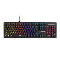 Teclado Mecânico TGT Sherman V3 Rainbow Switch Azul ABNT2 Preto - TGT-SHR-RBW03 Teclado Mecânico TGT Sherman V3 Rainbow Switch Azul ABNT2 Preto - TGT-SHR-RBW03