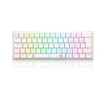 Teclado mecanico usb gamer anivia switch azul redragon k614w-rgb branco