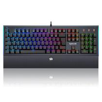 Teclado mecanico usb gamer aryaman rgb switch blue redragon k569rgb v2 preto Teclado mecanico usb gamer aryaman rgb switch blue redragon k569rgb v2 preto