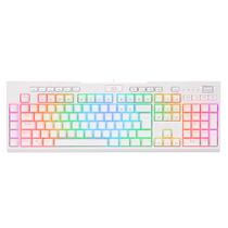 Teclado mecanico usb gamer brahma pro rgb switch brown redragon k586w-rgb-pro branco