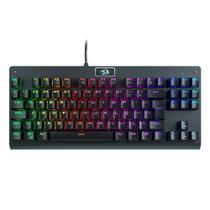 Teclado mecanico usb gamer dark avenger rgb switch black redragon k568rgb-2 preto