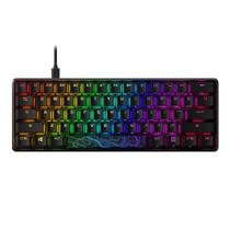 Teclado mecanico usb gamer hyperx alloy origins rgb switch red preto 4p5n4aaaba